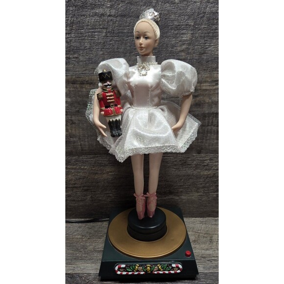 Holiday Creations 18" Nutcracker Musical Rotating Ballerina Figure Working 1998 - Picture 1 of 7